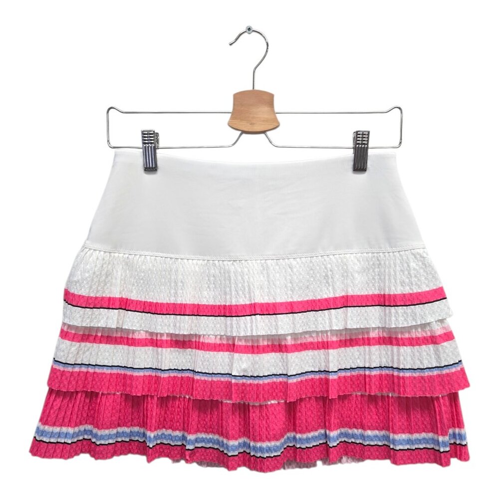 Lucky In Love Women’s Tournament Pleated Golf Skort Small Multicolor NWT